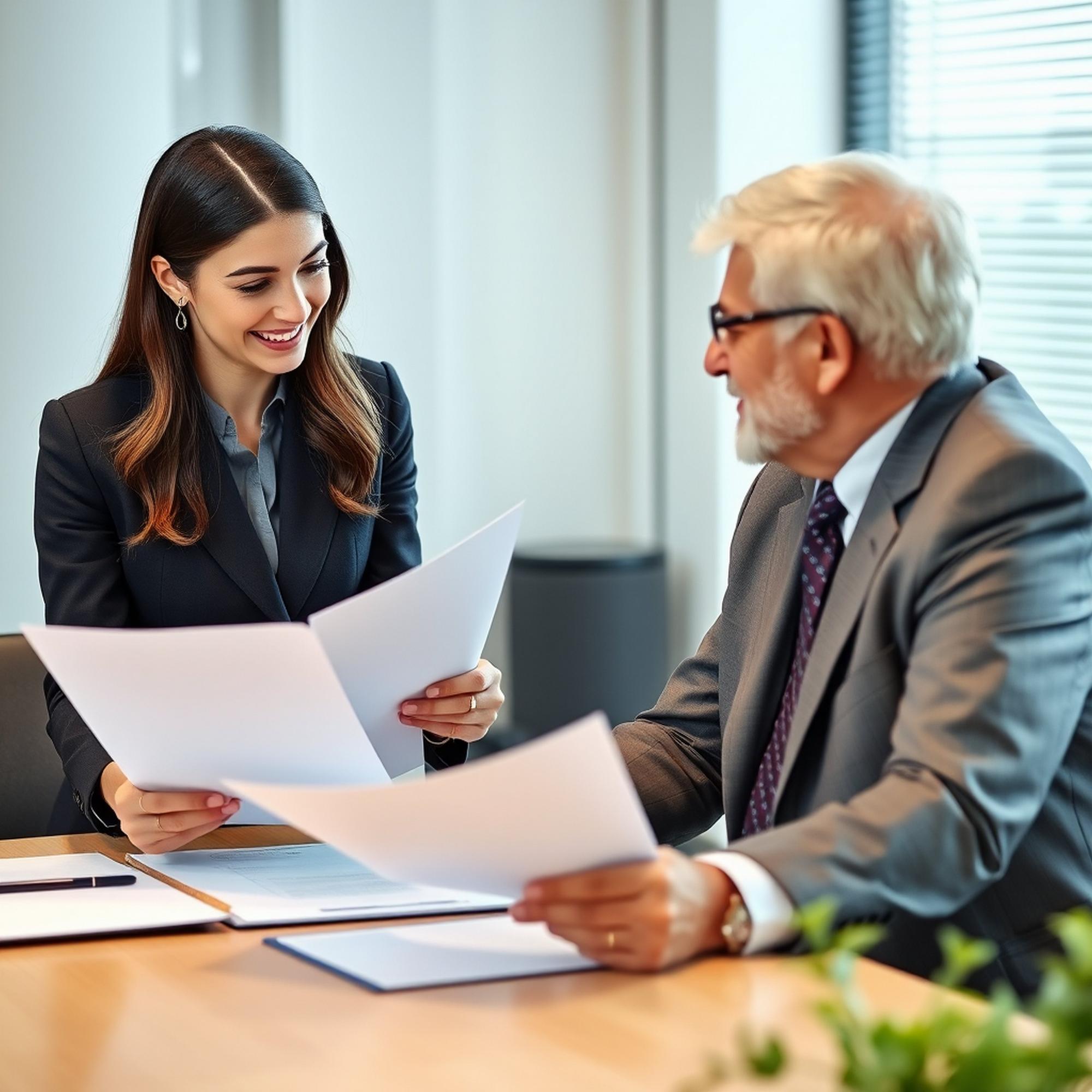 Immigration lawyer assisting clients with visa documentation and regulatory compliance